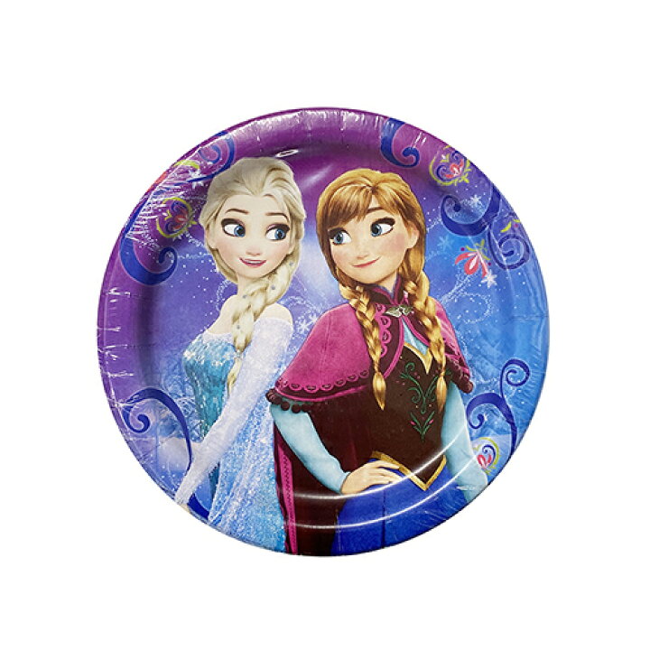 楽天市場 アナと雪の女王 紙皿 ペーパープレート S 8枚入り Frozen アナ雪 紙皿 誕生会 パーティー ディズニー かわいい 女の子 キャラクター グッズ アメリカ 送料無料 メール便配送 キャラクター雑貨 ポップル