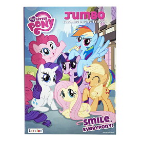 マイリトルポニー ぬりえ (smile every pony) 15188 カラーリングブック 塗り絵 輸入品 インポート ポニー ぬり絵 英語 知育玩具 海外 アメキャラ 女の子 女子 幼児 キャラクター My Little Pony 雑貨 グッズ 景品 プレゼント メール便配送