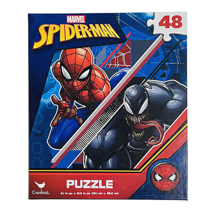楽天市場 スパイダーマン パズル 48ピース スパイダーマンvsヴェノム c ジグソーパズル ピースが大きい 易しい 知育 おもちゃ マーベル アメコミ ダークヒーロー ヴィラン ベノム かっこいい ギフト プレゼント キャラクター グッズ 輸入品 インポート