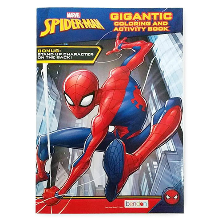 楽天市場 スパイダーマン ぬりえ カラーリングブック Gigantic 塗り絵 ぬり絵 アクティビティ 英語 知育玩具 マーベル Marvel 男の子 おもちゃ ヒーロー キャラクター 雑貨 グッズ 海外 輸入品 インポート Made In U S A キャラクター雑貨 ポップル