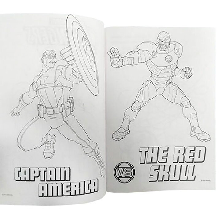 楽天市場 アベンジャーズ ぬりえ カラーリングブック キャプテンアメリカ 塗り絵 ぬり絵 アクティビティ 英語 知育玩具 マーベル Marvel 男の子 おもちゃ ヒーロー キャラクター 雑貨 グッズ 海外 輸入品 インポート Made In U S A キャラクター雑貨 ポップル