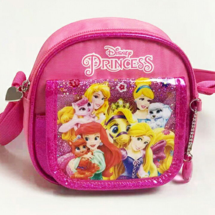 楽天市場 ディズニープリンセス おにぎり型 ショルダーバッグ ロイヤルペット ポシェット キッズ 子ども 斜め掛け バッグ ディズニー プリンセス 外ポケット付き ラプンツェル シンデレラ アリエル オーロラ ミニ ショルダー 女の子 プレゼント 誕生日