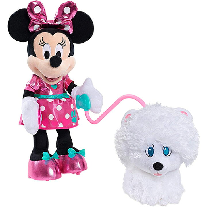 楽天市場 ミニー おもちゃ 犬のお散歩 ハッピーヘルパー ドッグ 犬 スノウパフ お散歩 しゃべる 歌う ごっこ 音が鳴る 子供 幼児 クリスマス プレゼント ミニーちゃん ディズニー 女の子 かわいい ピンク ミニーマウス キャラクター 雑貨 グッズ 海外 輸入品 Ss