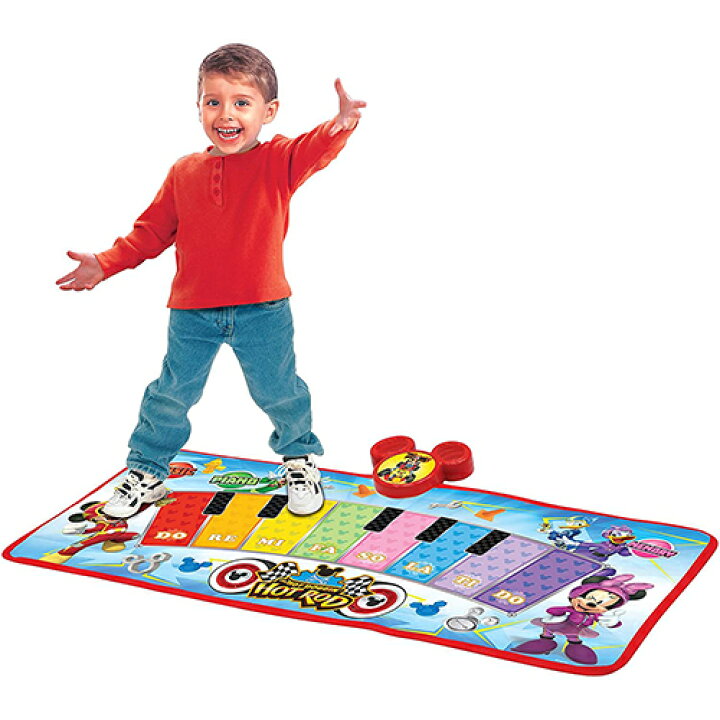 楽天市場 ミッキー おもちゃ ミュージックマット キッズ ピアノ マット 音楽マット ダンス 英語 ディズニー ミッキーマウス 子供 ジュニア 運動 体操 グッズ プレゼント 電子玩具 ロードレーサー プレゼント 音 サウンド 輸入品 インポート 10p キャラクター