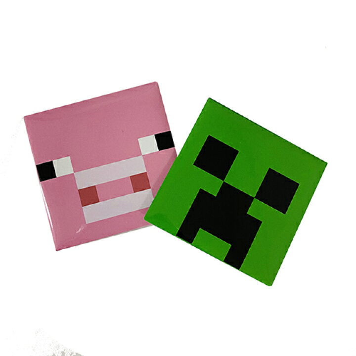 楽天市場 マインクラフト 缶 バッジ マイクラ グッズ Minecraft ゲーム キャラクター マイクラグッズ Mob 缶バッジ かわいい ゲームキャラ 雑貨 アイテム ケイカンパニー Mct Kb キャラクター雑貨 ポップル