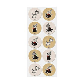 ムーミン シール ( リトルミィ / キャット ) MS164 16882 ラッピングシール ラッピング ステッカー ミィ リトルミィ 猫 子猫 北欧 moomin かわいい 大人かわいい まる 円 インディゴ キャラクター グッズ 雑貨