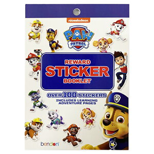 パウパトロール ステッカー アクティビティー ブックレット 17084 シール 英語 アルファベット 数字 知育 ワークブック シール遊び 男の子 かっこいい パウパト PAWPATROL キャラクター グッズ