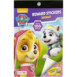 パウパトロール ( スカイ ) ステッカー アクティビティー ブックレット 17086 シール 英語 アルファベット 数字 知育 ワークブック シール遊び 女の子 かわいい パウパト キャラクター グッズ