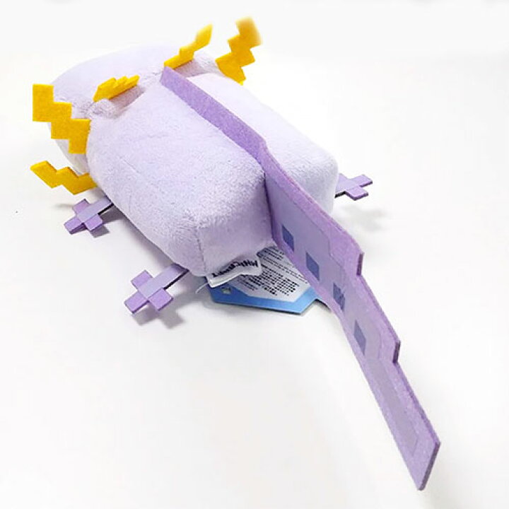 マイクラ グッズ Minecraft ウーパールーパー マスコット かわいい ぬいぐるみ ゲームキャラ マイクラグッズ Mob おもちゃ ケイカンパニー Axolotl Mct Ng2 Ub 青色 マインクラフト アイテム ゲーム キャラクター 雑貨 ブルー