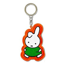 ミッフィー キーホルダー 刺繍マスコットキーチェーン ( ダーン ) 16586 miffy グッズ キーリング キーチェーン チャーム ディックブルーナ ブルーナ うさこちゃん うさぎ かわいい 絵本 キャラクター 雑貨 Dick Bruna