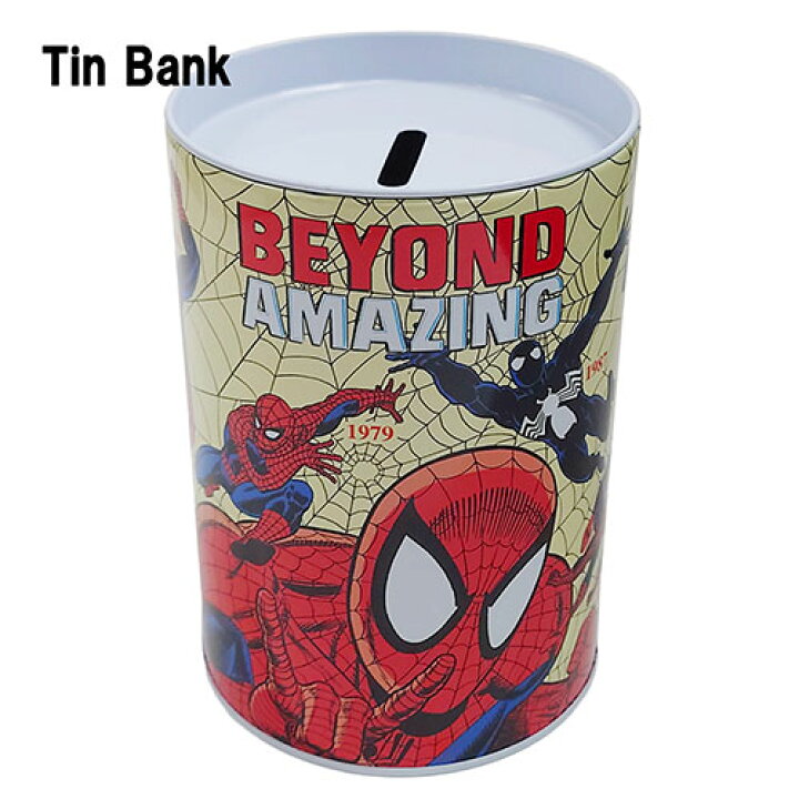 楽天市場】スパイダーマン 貯金箱 ( イエロー ) 17341b ちょきんばこ 