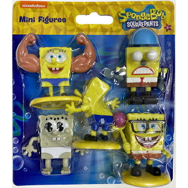 スポンジボブ ミニフィギュア 5個セット 17777 SpongeBob おもちゃ グッズ フィギュア 人形 ミニチュア ミニ人形 かっこいい かわいい nickelodeon キャラクター トイ 輸入品 インポート