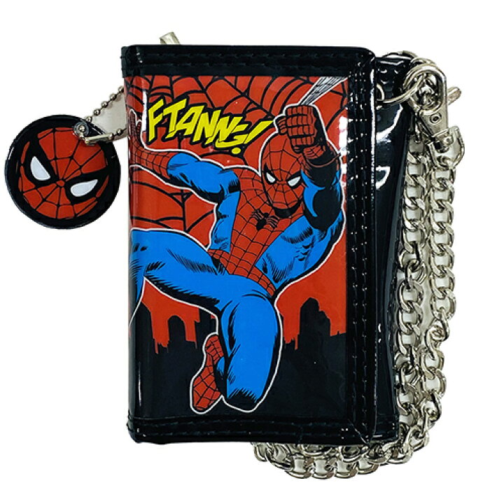 楽天市場】スパイダーマン チェーン付き ウォレット （SUPER HEROES 