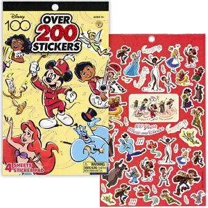 fBYj[ 100th XebJ[pbh 4V[g OVER200 18123 V[ XebJ[ 100N ObY Disney sticker pad XebJ[Zbg V[Zbg Disney 100N JV[ ق LbY ǂ l