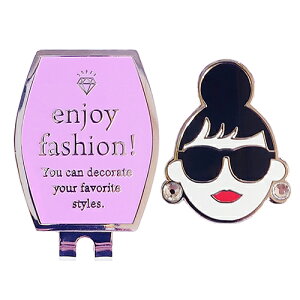 ハッピーフェイス HAPPYFACE ボールマーカー UPL040 Golf グッズ ゴルフ ボール マーカー グリーンマーカー 目印 ゴルフ用品 ラウンド用品 雑貨 小物 ファッション おしゃれ かわいい 女の子 レデ