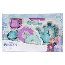 アナと雪の女王 ティーセット 8ピース ボックス入り 18355 おもちゃ アナ雪 FROZEN Disney パーティー ティーカップ ソーサー プレート ティーポット スプーン ブルー 食器 女の子 おままごと ままごと おうちごっこ かわいい キャラクター グッズ インポート 輸入品 21790