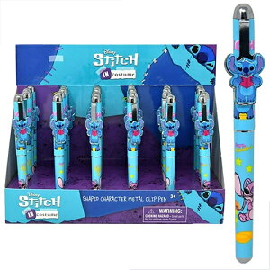 スティッチ メタルクリップペン ボールペン 18752 文房具 文具 ステーショナリー 筆記具 かわいい ディズニー キャラクター グッズ Stitch Metal Clip Pen 輸入 インポート 84873MZ