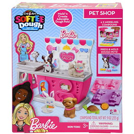 バービー Softee Dough ペットショップ 19724 Barbie おもちゃ PET SHOP ペット グルーミング サロン ねんど 粘土 犬 猫 うさぎ キッズ 女の子 キャラクター グッズ 雑貨 インポート 34041