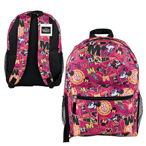 ~j[}EX bN 16C` ( All Over Print sN ) 19855 obO bNTbN obNpbN fBYj[ LN^[ ObY G LbY ̎q Disney MINNIE MOUSE 16" Backpack Ai C|