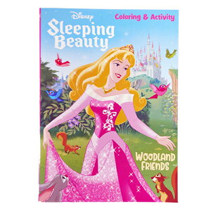 X̔ ʂ肦 ( WOODLAND FRIENDS ) 19833a ʂG J[OubN p  I[P fBYj[ vZX Disney princess Sleeping Beauty Coloring Book ̎q LbY q LN^