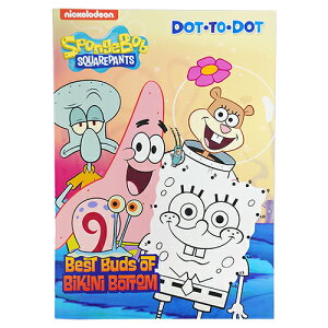 �X�|���W�{�u �ʂ肦 DOT�ETO�EDOT ( Best Buds of Bikini Bottom ) 19848a �h��G �ʂ�G �_���� �p�� ���[�N �h���� �m��ߋ� �������� �O�b�Y �G�� �L�����N�^�[ Spongebob Coloring Book �C���|�[�g MADE IN U.S.A. 