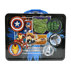 AxW[Y  gN ( u[ ) 20087b  P[X  BOX }[x LN^[ ObY eB uL JJ Ai C|[g G MARVEL AVENGERS Tin Lunchbox 86572