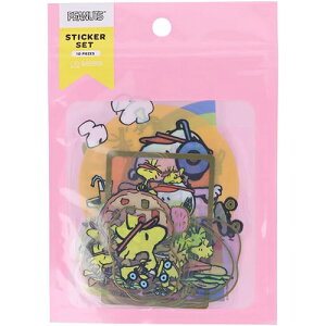 スヌーピー ステッカー セット PNWS2 ( ピンク ) 20232 シール 文房具 ステーショナリー キャラクター グッズ 雑貨 SNOOPY かわいい サンスター文具 小学生 中学生 高校生 大人 オフィス S8813493