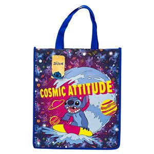 �X�e�B�b�` �V���b�p�[ �g�[�g�o�b�O ( L �^ COSMIC ATTITUDE ) 20675b �u���[ �g�[�g �o�b�O �G�R�o�b�O �G�R �s�D�z ��� �}�`���� �f�B�Y�j�[ �L�����N�^�[ �O�b�Y �G�� Disney Stitch Resusable Tote Bag 