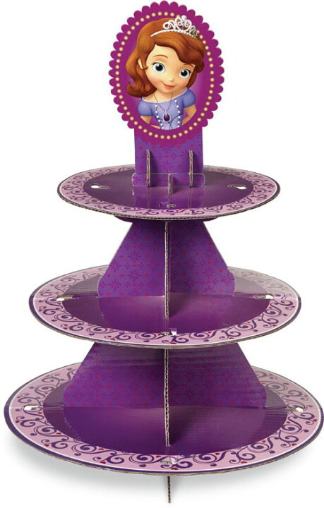 楽天市場 ちいさなプリンセス ソフィア カップケーキスタンド Wilton Sofia The First ディズニー ケーキ台 3段 パーティーグッズ 誕生日 誕生日会 テーブルコーディネート 装飾 デコレーション インポート ウィルトン 製菓 女の子 キャラクター かわいい グッズ