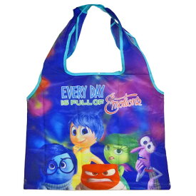 インサイドヘッド ショッピングバッグ 10847k Inside Out PIXAR バック エコバック 袋 折りたたみ コンパクト サブバック ショルダー カナシミ ヨロコビ ビンボン イカリ ムカムカ ディズニー Disney 映画 キャラクター 雑貨 グッズ 送料無料 メール便配送