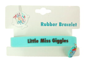 Mr.Men & Little Miss ミスターメン&リトルミス　ラバーブレスレット 3639b ブルー(Little Miss Giggles) 送料無料 メール便配送