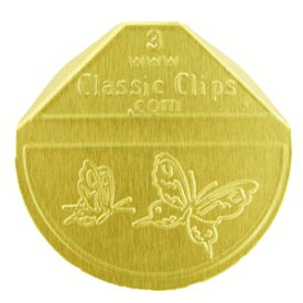 クラシッククリップ　Classic Clips　Butterflies(Gold) 2392 蝶 送料無料 メール便配送