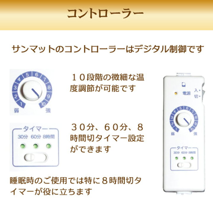 楽天市場】サンマットFL型 温熱治療器 遠赤外線 温熱マット 家庭用治療 