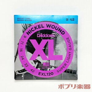 D'Addario EXL120 Electric guitar strings SUPER LIGHT Nickel Wound __I GLM^[ 6{Zbg