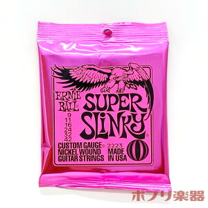 ERNIE BALL 2223 Super Slinky GLM^[ A[j[{[ 6{Zbg