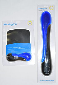 Kensington GEL Wave ケンジントン マウスパッド(K62401JP)/リストレスト(K62397JP)【セット/ブルー】