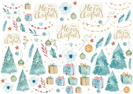 ポーセラーツ 転写紙【白磁用】クリスマス転写紙 もみの木 ポーセラーツ用転写紙 ポーセラーツ ポーセリ…