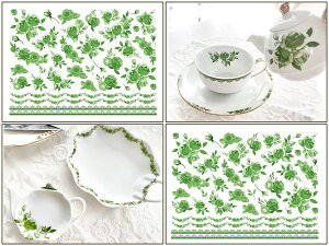 �|�[�Z���[�c �]�ʎ� �y�����p�zNoble Green Rose �m�[�u���O���[�����[�Y�]�ʎ� �K�N �o�� �t�����[ �|�[�Z���[�c �|�[�Z�����A�[�g�p ���킢�� �|�[�Z���[�c�]�ʎ� �I���W�i���@�]�ʎ�