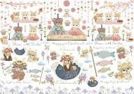 ポーセラーツ 転写紙【白磁用】Bloom Parade ブルームパレード転写紙（ポーセラーツ ポーセリンアート 転…