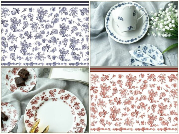 楽天市場】ポーセラーツ 転写紙 【セット割】 アンティークローズ転写 