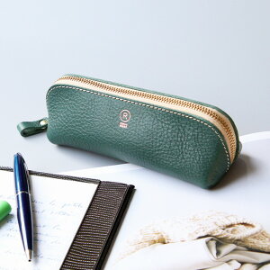 ペンケース 革 名入れ おしゃれ 本革 筆箱 筆入れ イタリアンレザー レザー 大人 日本製 大容量 シンプル ブランド ポルコロッソ 三角 メンズ レディース ギフト 革婚式 プレゼント 入学祝い