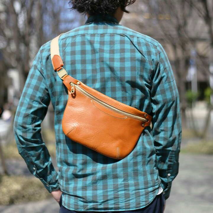 楽天市場】ボディバッグ メンズ 本革 栃木レザー 斜めがけ かっこいい 