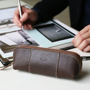 ペンケース 革 名入れ 筆箱 筆入れ 本革 栃木レザー レザー 大人 日本製 大容量 シンプル ブランド ポルコロッソ 三角 メンズ レディース おしゃれ かわいい ギフト 革婚式 プレゼント 入学祝