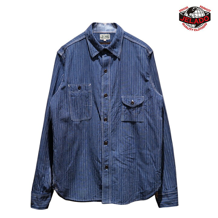 楽天市場】【送料無料】 JELADO（ジェラード） “SMOKER SHIRT Indigo