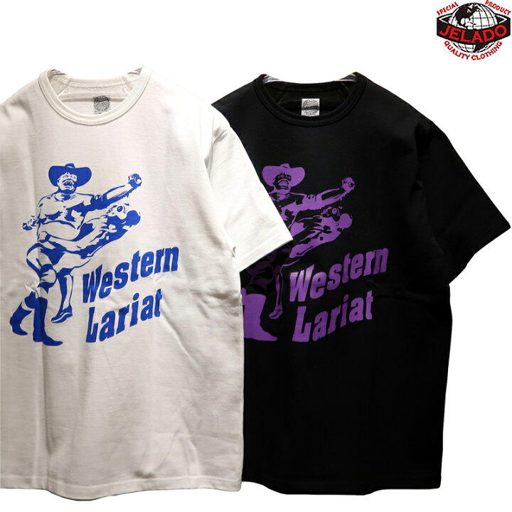 楽天市場 送料無料 Jelado ジェラード Basic Collection プロレスtee Ab メンズ Tシャツ アメカジ ウエスタンラリアット 日本製 ｐｏｒｋｙ ｓ