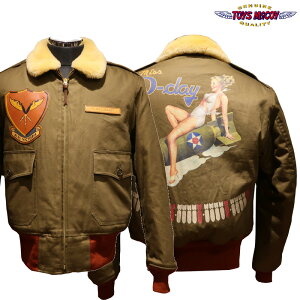 �y���������z TOYS McCOY�i�g�C�Y�}�b�R�C�j �gTYPE B-10 TOYS McCOY MFG. CO. Miss D-day/�~�X�f�B�[�f�C�h TMJ2528 �����Y �A���J�W �t���C�g�W���P�b�g �~���^���[�W���P�b�g �z���C�g���[�g�� �ԃ��u ��