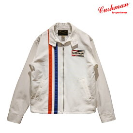 【送料無料】 CUSHMAN（クッシュマン） “60/40 CLOTH RACING JACKET/ロクヨンクロスレーシングジャケット” 21020 メンズ アメカジ スイングトップ ドリズラー ドッグイヤー ライトアウター 日本製