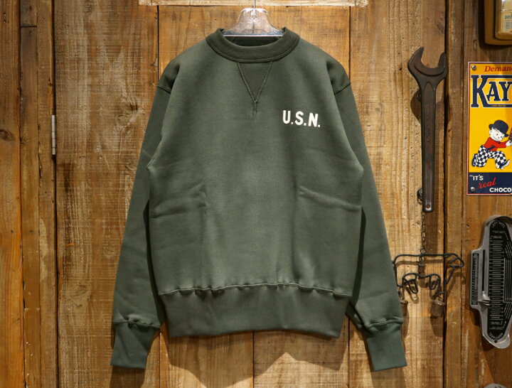 楽天市場】【送料無料】 CUSHMAN（クッシュマン） SET IN SLEEVE SWEAT 