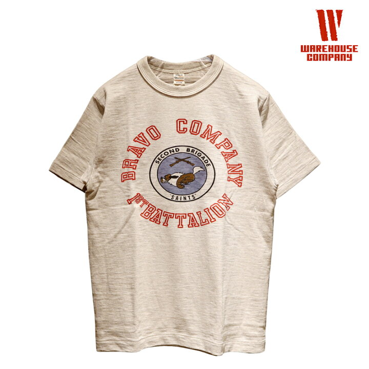 楽天市場】【送料無料】 WAREHOUSE（ウエアハウス） プリントTシャツ 