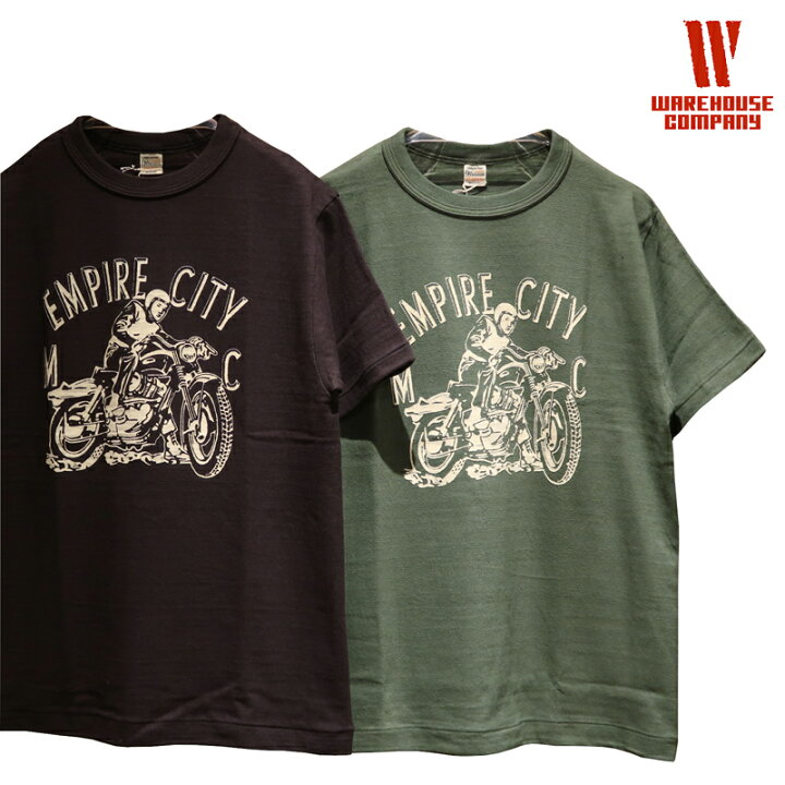 楽天市場】【送料無料】 WAREHOUSE（ウエアハウス） プリントTシャツ 